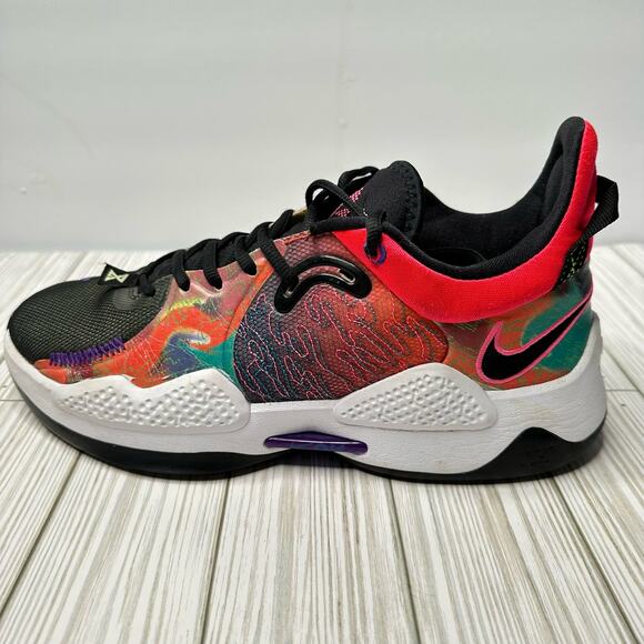 Nike Men’s SZ 9 PG-5 Paul George Sneakers Shoes Multi Color Crimson  CW-3143-600 main image 10